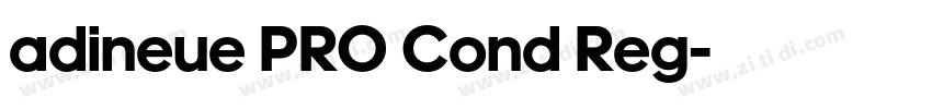 adineue PRO Cond Reg字体转换 adineue PRO Cond Reg字体转换